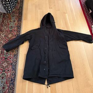 Oversized black trench coat from Master & co